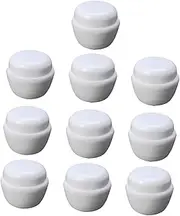 AUTSUPPL Portable Creams Container Set of 10 Travel Bottle for Toiletry Cosmetics Jars Creams Jars Lotion Container