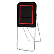 VEVOR Folding Lacrosse Rebounder for Backyard, 3x4 Ft Volleyball Bounce Back Net, Pitchback Throwback Baseball Softball Return Training Screen, Adjust