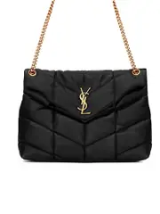 Saint Laurent Puffer Medium Chain Bag in Quilted Lambskin