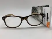 D963 Foster Grant Coloread CHARLIE GLD 1.75 Reading Glasses READERS