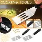 Stainless Steel Fish Spatula Leaky Shovel Slotted Turner Frying Spatula