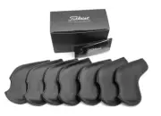 2024 Titleist Golf Iron Head Cover Set Jet Black 7PC / 100% Authentic / NEW