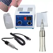 Dental Lab Marathon Electric Micromotor Polisher Unit +Straight Handpiece YX65