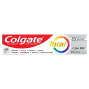 2PK Colgate Total Antibacterial Protection Toothpaste, Mint 5.1 Oz 827854001836