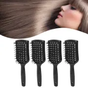 4Pcs Vented Hair Brush Smoothing Paddle Detangling Brush For Blow Drying Wet WTD