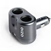 Car Cigrarette Lighter Socket Splitter Plug Adatper USB Car Charger DC12-24V