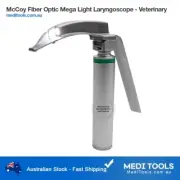 Laryngoscope Set Fiber Optic Mega Light Macintosh Diagnostic Veterinary Premium
