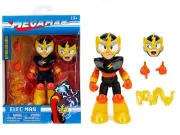 Elec Man 4.5" Moveable Figure & Alternate Head & Hands "Mega Man" 1987