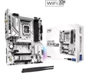 ASRock B760 Pro RS/D4 WiFi White Motherboard Intel B760 LGA 1700 ATX DDR4