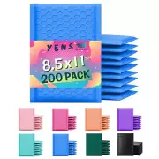 Yens® 200 #2 Poly Bubble Padded Envelopes Mailers 8.5 X 11 -Blue