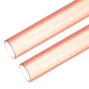 PVC Conduit Pipe Red Straight Tube 16mm Conduit Pack of 2