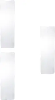 harayaa 3Pcs Hair Coloring Boards Balayage Board Salon PC Lightweight Highlighting Paddles Easy to Clean Reusable Hair Dye Boards, Clear