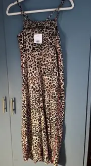 Topshop Leopard Print Pant Romper Size 0