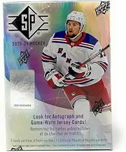 Upper Deck 2020-21 SP Hockey Factory Sealed 8 Pack Blaster Box - Trading Card Blaster Box - Card - Adult, Unisex - 3 Inches x 5 Inches - NHL, Hockey - Mint - Collectible Card - Cardboard - 1 Pack