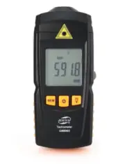 Tachometer Non-Contact Digital Laser LCD 2.5-99999 RPM Tach Tester Meter GM8905