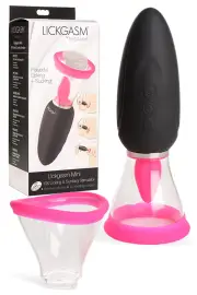 Shegasm Lickgasm Mini Vibrator with Flickering Tongue