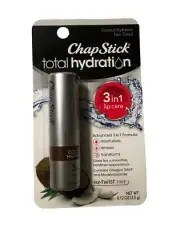 Chapstick Total Hydration Coconut Lip Balm 3 In 1 Lip Care NonTinted