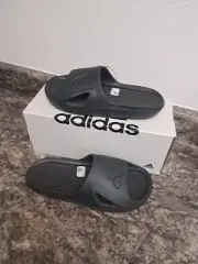 New Unisex Sandals Adidas Adicane Slides Slip On Sandals Carbon Black M8, W9