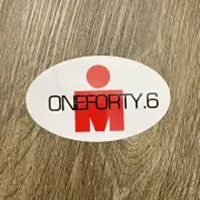 Ironman Triathlon 140.6 Sticker Ellipse Vinyl Graphic Multicolor