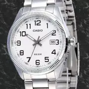 Casio Men's Steel Band Analog Dress Watch with Date Display MTP-1302D-7BV New