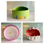 【寵物】倉鼠 貝殼陶瓷窩 可愛陶瓷碗 大滾輪（20CM）
