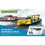 SCALEXTRIC C8297 RADIUS 3 10° BANKED CURVE 45° (2 PCS)