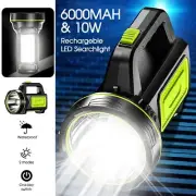135000LM LED Searchlight Spotlight USB Rechargeable Hand Torch Work Light Lamp