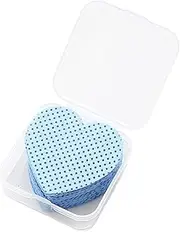 50Pcs Lint-Free Nail Pads, Nail Polish Remover, Non-Woven Wipes, Nail Cleaning Wipes for Manicure And, blue