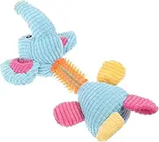 Cartoon Shaped Dog Plush Interactive Chew for Puppies Safe Washable Plush Material Cute Elephant Design for Playtime Benefits