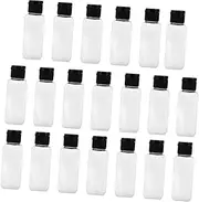 Healeved 30Pcs Clear Plastic Refillable Travel Bottles Leak Portable Empty Containers for Liquids for Cosmetics Toiletry and Daily Use