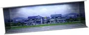 Folpus Landscape 1/64 Scale Diecast Model Car Display Case, Showcase Garage Display Case with Parking Lot Scene, Style B
