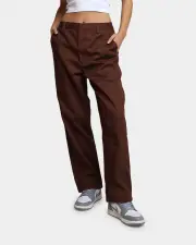 [HUF] Huf Women's Skate Pants Clay - Size 16 (2XL) 16 (2XL) Clay