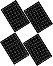 PERSELOSO Magnetic Display Board Magnetic Cutting Mats Grid Rubber Base Practical Cutting Mat