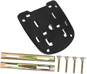 Vaguelly Heavy Duty Rear Rack for Bikes Motorcycles Sturdy Base with Vibration Strips Secure Screws Compatible Luggage for Scooters and Tail Boxes