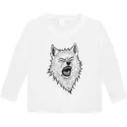 'Werewolf Howl' Children's / Kid's Long Sleeve Cotton T-Shirts (KL048295)