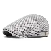 1 PC Men's Women's Baseball Cap Hiking Hat Hiking Cap Mesh Summer Outdoor Breathable Quick Dry Comfortable Camping Hat Polyester Dark Grey Black White for Fish