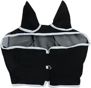 Multicolor Horse Masks Flyworms Breathable Stretchy Knitted Mesh Mosquito Equipment Mask Riding