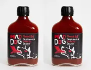 2 x Mad Dog Flamin' Hot Cayenne Chilli & Tomato Sauce 200ml