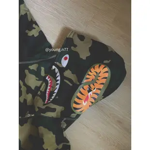 A Bathing APE BAPE 鯊魚 迷彩 連帽外套 可分期