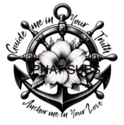 Sublimation Print Anchor Me Ready to Press Heat Transfer
