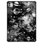 iPad Pro 11-inch (M4) iPad Impact Case Planets and Stars - black starry Universe