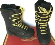 $190 Vans Hi-Standard Womens Snowboard Boot Sz 6,6.5,9 Black Gold