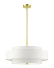 Livex Lighting 5-Light Satin Brass Chandelier