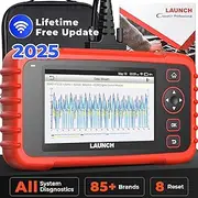 [LAUNCH] CRP129X Plus 2025 OBD2 Scanner Diagnostic Tool, All System Car Scanner, 8 Reset Injector Coding/Throttle/SAS/Oil/EPB/BMS/TPMS Reset Diagnostic Scanner for All Cars, Free Update Scan Tool