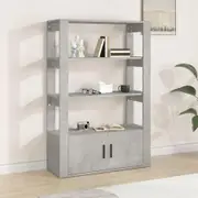 Sideboard Concrete Grey 80x30x119.5 cm Engineered Wood