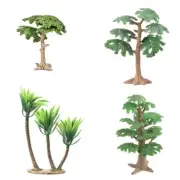 Green Scenery Landscape Model Trees for Dioramas, DIY Dollhouse Decor