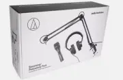 Audio Technica AT2005USBPK Podcast Podcasting Kit w/ Microphone+Headphones+Boom