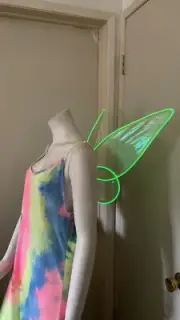 Led Light Up Wings Costume