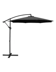 [Instahut] 3M Cantilevered Outdoor Umbrella Black