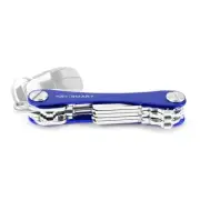 KeySmart Key Holder, Alum (Up to 8 Keys) Blue